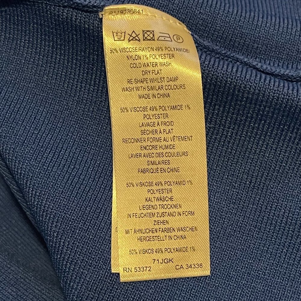 French Connection Rose Fit & Flare Dress in Summer Cobalt Size 0 - Picture 5 of 5